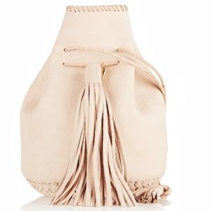Wendy Nichol Whipstitch Bullet Bag - Natural Pink